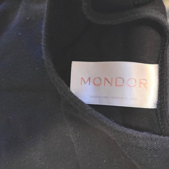 MONDOR One-piece body suit black Size 4-6 - Picture 2 of 3